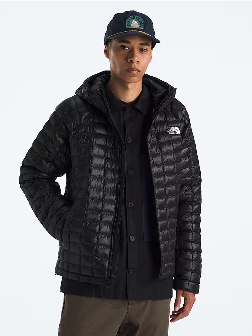 The North Face Men’s Black Quilted Hooded Puffer Jacket